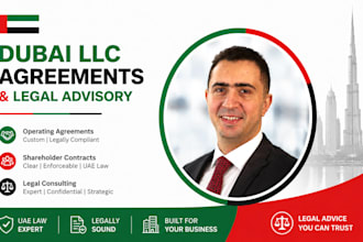 draft dubai llc operating agreement shareholder contract written legal advisory