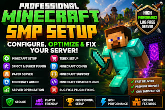 create, customize, and fix minecraft lifesteal smp plugins and servers