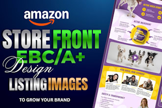 design a premium amazon storefront and amazon brand store