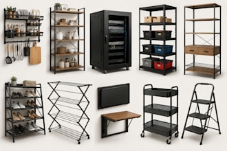 design kitchen rack, shelf, server rack, furniture rack, foldable rack