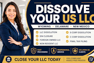 dissolve llc, close ein, new mexico llc, foreign owned llc, tax