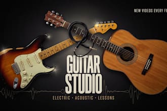 record electric or acoustic guitar