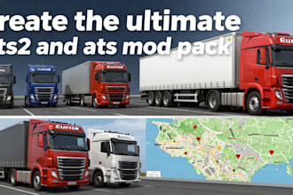 create the ultimate ets2 and ats mod pack