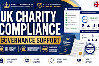 provide UK charity compliance and governance support