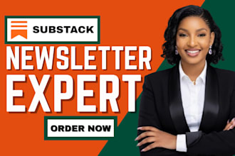 setup substack newsletter design, publication and growth subscriber management