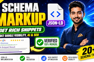 implement advanced schema markup for rich snippets, google ranking and SEO