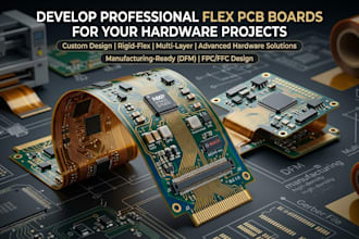 develop professional flex pcb boards for your hardware projects