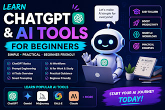 teach chatgpt and ai tools for beginners