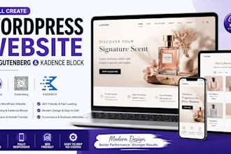 build wordpress website using gutenberg kadence and kadence blocks