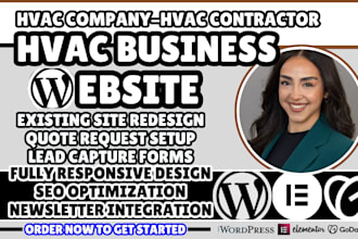 hvac business website, hvac company website, hvac contractor website