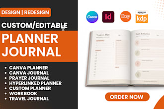redesign canva ebook, canva planner, canva journal workbook redesign lead magnet