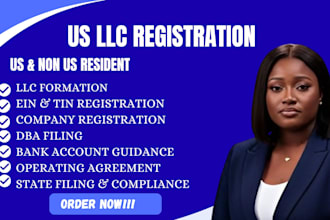 do US llc registration ein number dba filing for residents and non reside