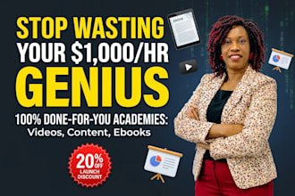 create elearning online course content presentation ebook and videos