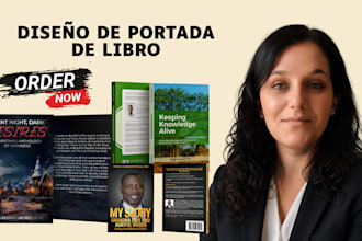 diseno de portadas de libros, ebooks, KDP y maquetacion profesional