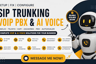 setup, fix, sip trunking volp twilio telnyx vapi zendesk zadarma pbx autodialer