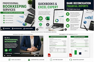 quickbooks bookkeeping and financial reports