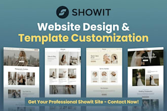 design showit website costomize showit template redesign showit booking website
