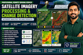 process satellite imagery perform land use detection