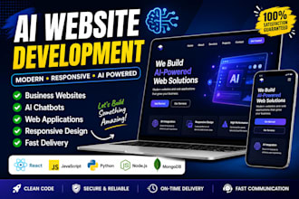 build ai websites and web applications using react