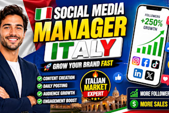 manage your italy social media for active audience