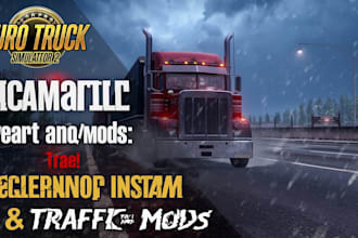 install and configure realistic weather and traffic mods for ets2 ats
