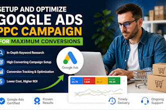 setup google ads PPC campaign for maximum conversions