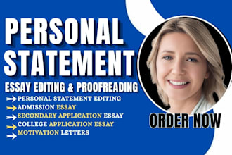 edit personal statement for medical school, dental school application, sop