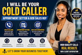 do b2b cold calling, appointment setting and telemarketing sales