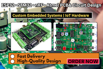 do esp32,stm32,nrfor atmel pcb and circuit design