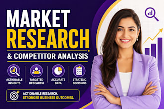 do market research, competitor analysis and business plans