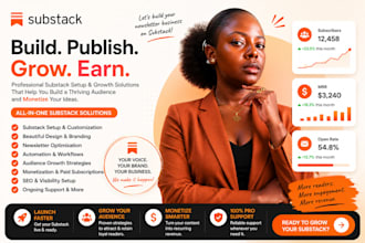 do substack newsletter setup substack publication design and substack promotion
