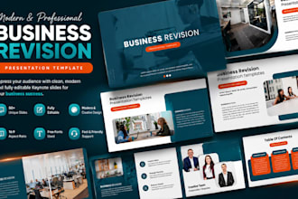 design modern powerpoint template and business slides