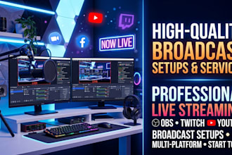 configure obs studio for professional live streaming with overlays setup