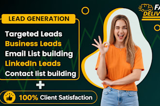 do lead generation, targeted leads and email list building