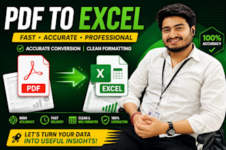convert PDF to excel