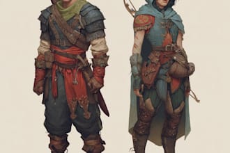 dnd character art and dnd character art