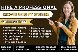 write movie script screenwriting feature film script screenplay TV script