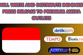 write and distribute indonesia press release to premium media outlets