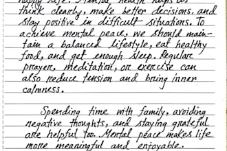 write custom handwritten notes, assignments, and documents