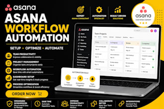 setup and automate asana workflows for project management teams
