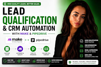 automate lead qualification using make and pipedrive