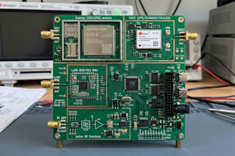 create professional pcb layouts for GSM, gnss, lora, and rf applications