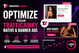 optimize your traffic junky native and banner ads