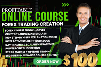 create complete online course forex trading ebook course video course creation
