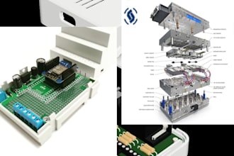 design electronic enclosure housing for pcb and manufacturing