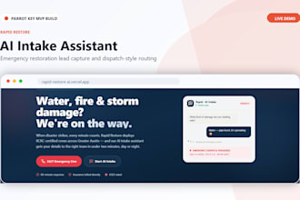 build an ai chatbot or intake assistant for your service business