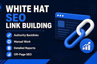 build white hat SEO backlinks authority link for your website