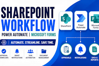 build HR sharepoint workflow microsoft forms automation