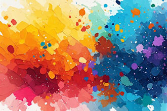 abstract painting art or color abstract art