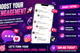 write controversial comments for your post, brand or reply